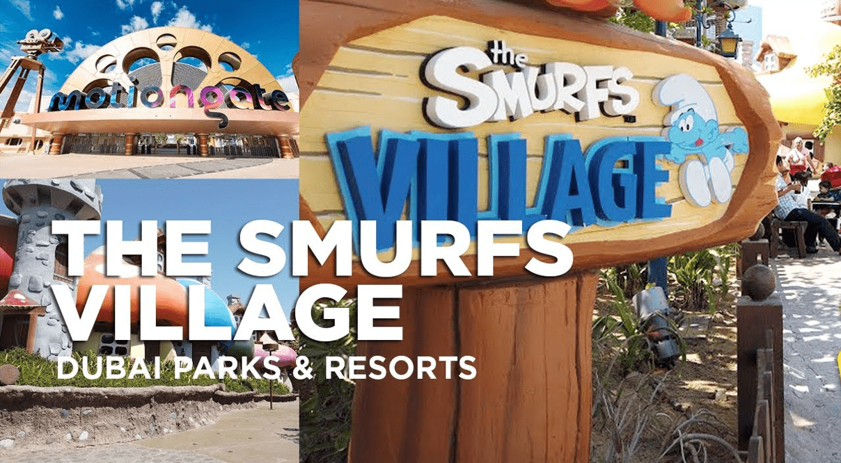 Smurfs village in Dubai